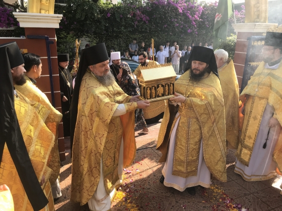 21.12.19 Ковчег с частицей Пояса Пресвятой Богородицы прибыл в Таиланд