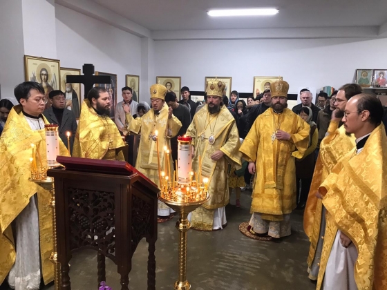 30.11.19 Божественная литургия в Сеуле