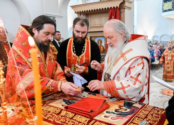 Великое освящение русского православного храмового комплекса в честь Всех святых в Страсбурге 