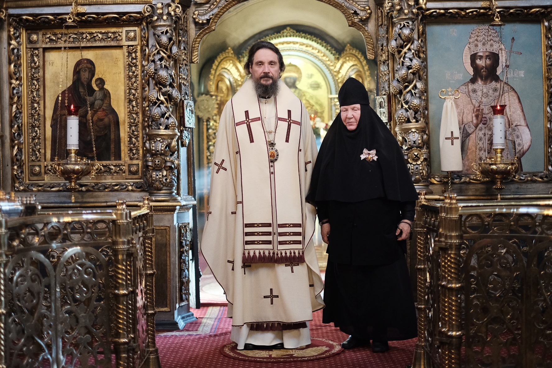 Награждение монахини Аполлинарии